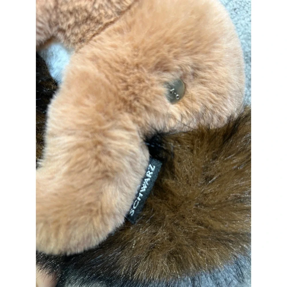 FAO Schwarz Big Tails Sleeping Fox Plush Toy with Oversized Furry Tail NWT